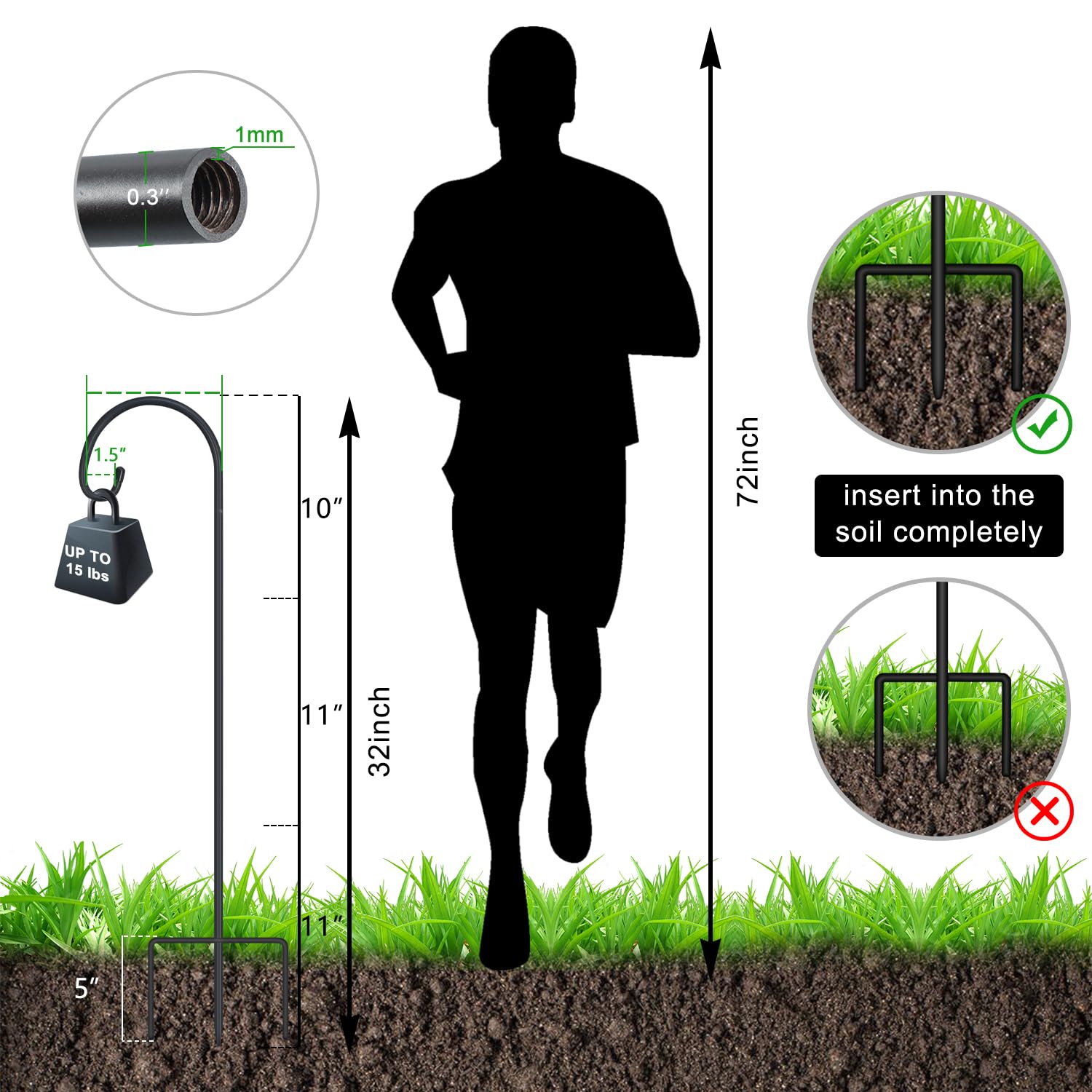 FEED GARDEN detalle del acabado en polvo que prolonga la vida útil