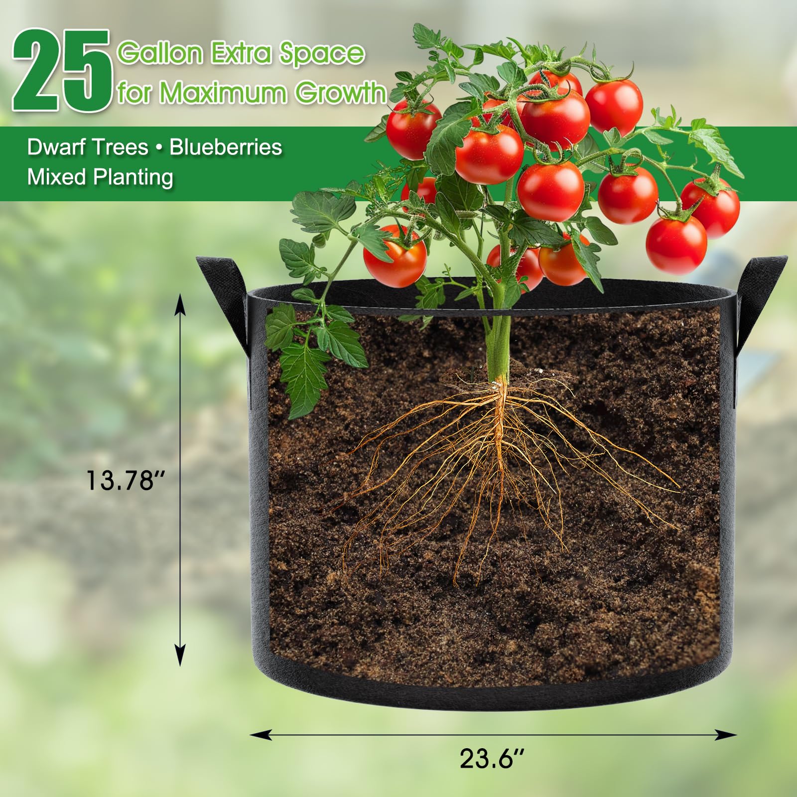FEED GARDEN detalle del tejido 300G, durabilidad y ventilación