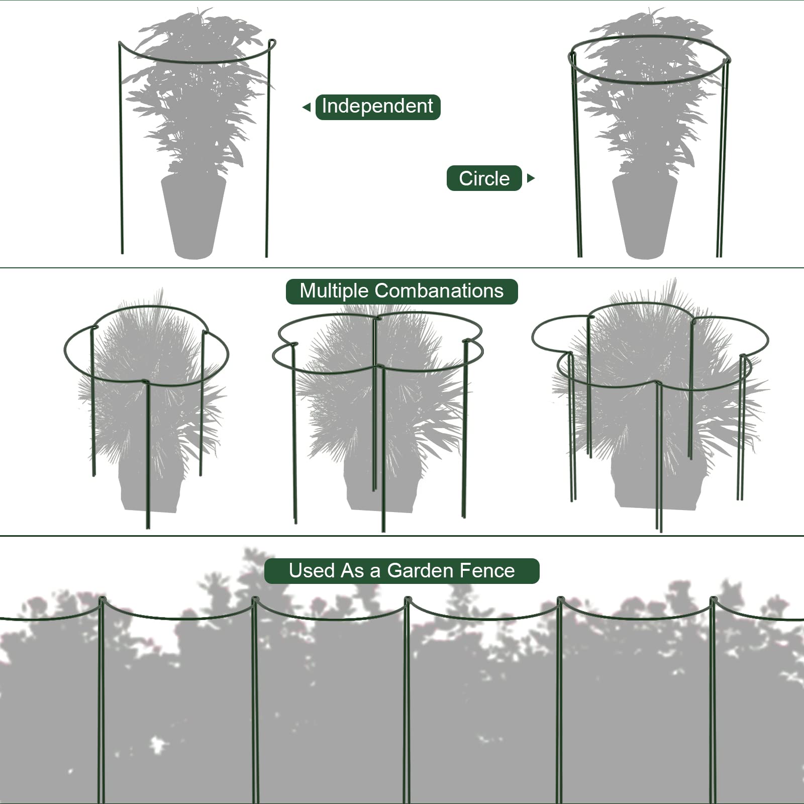 FEED GARDEN unión de medias lunas mostrando conexión segura y modular