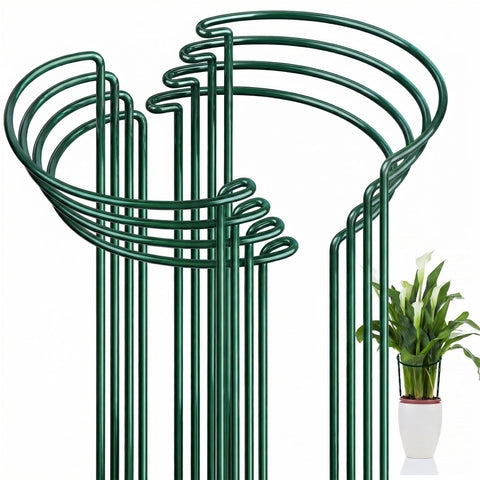 FEED GARDEN paquete frontal mostrando los 8 soportes para peonías con beneficio de orden