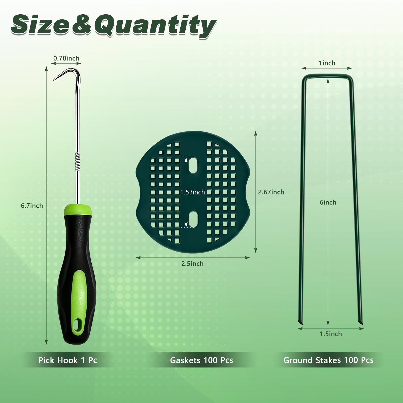 FEED GARDEN gasket anilla, sujeción reforzada y estable