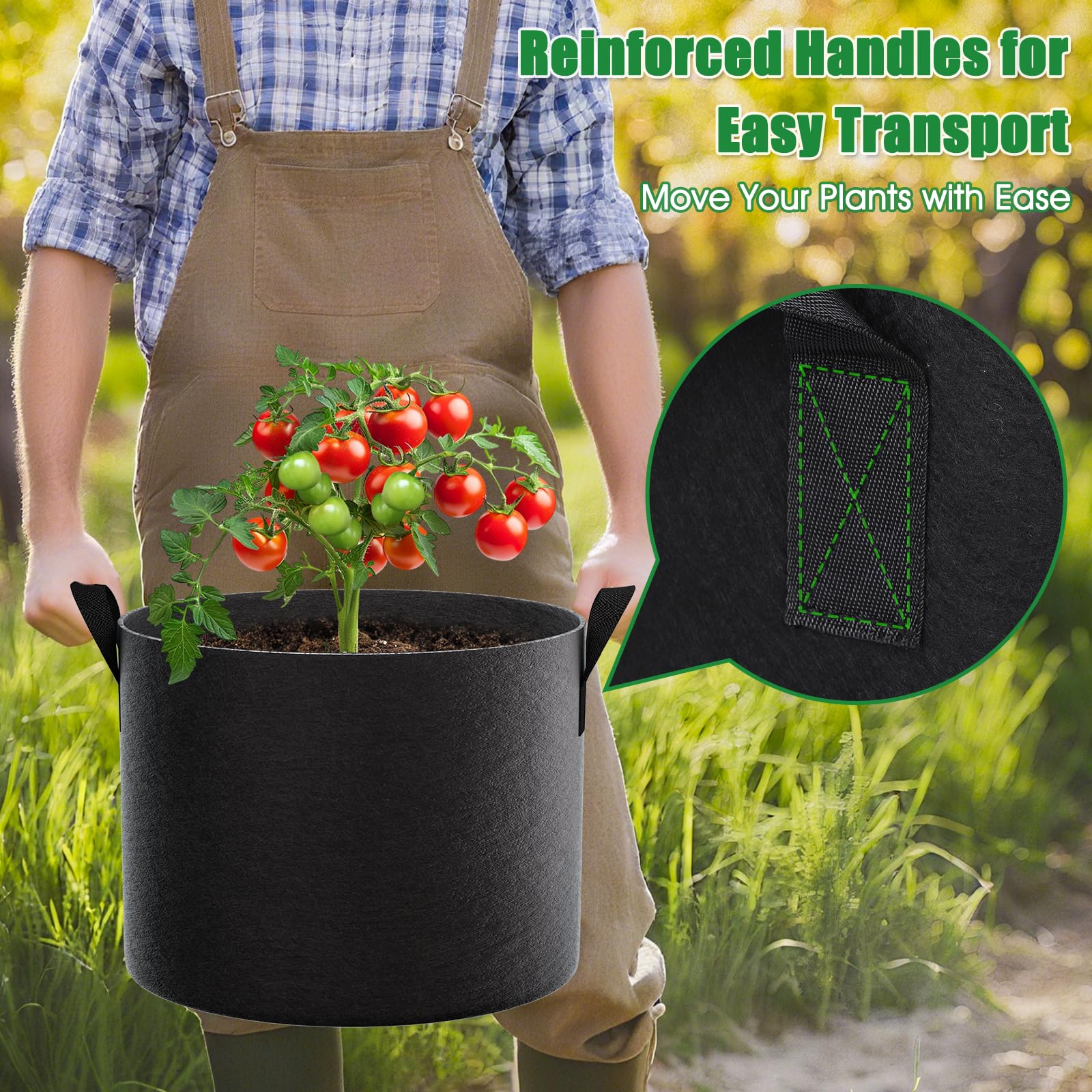 FEED GARDEN bolsas plegadas, almacenamiento compacto y práctico