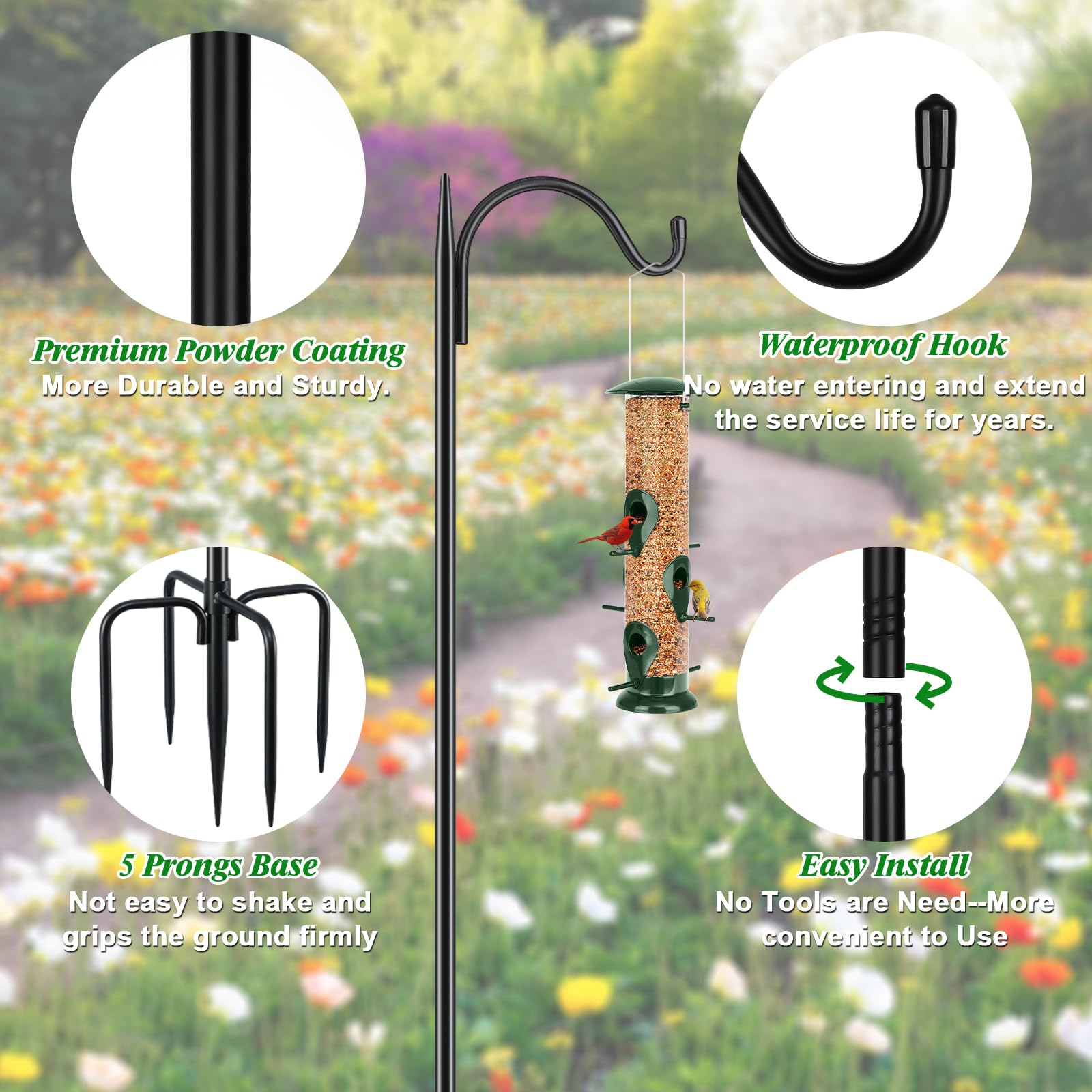 FEED GARDEN unión de tubos ajustables para adaptar altura fácilmente