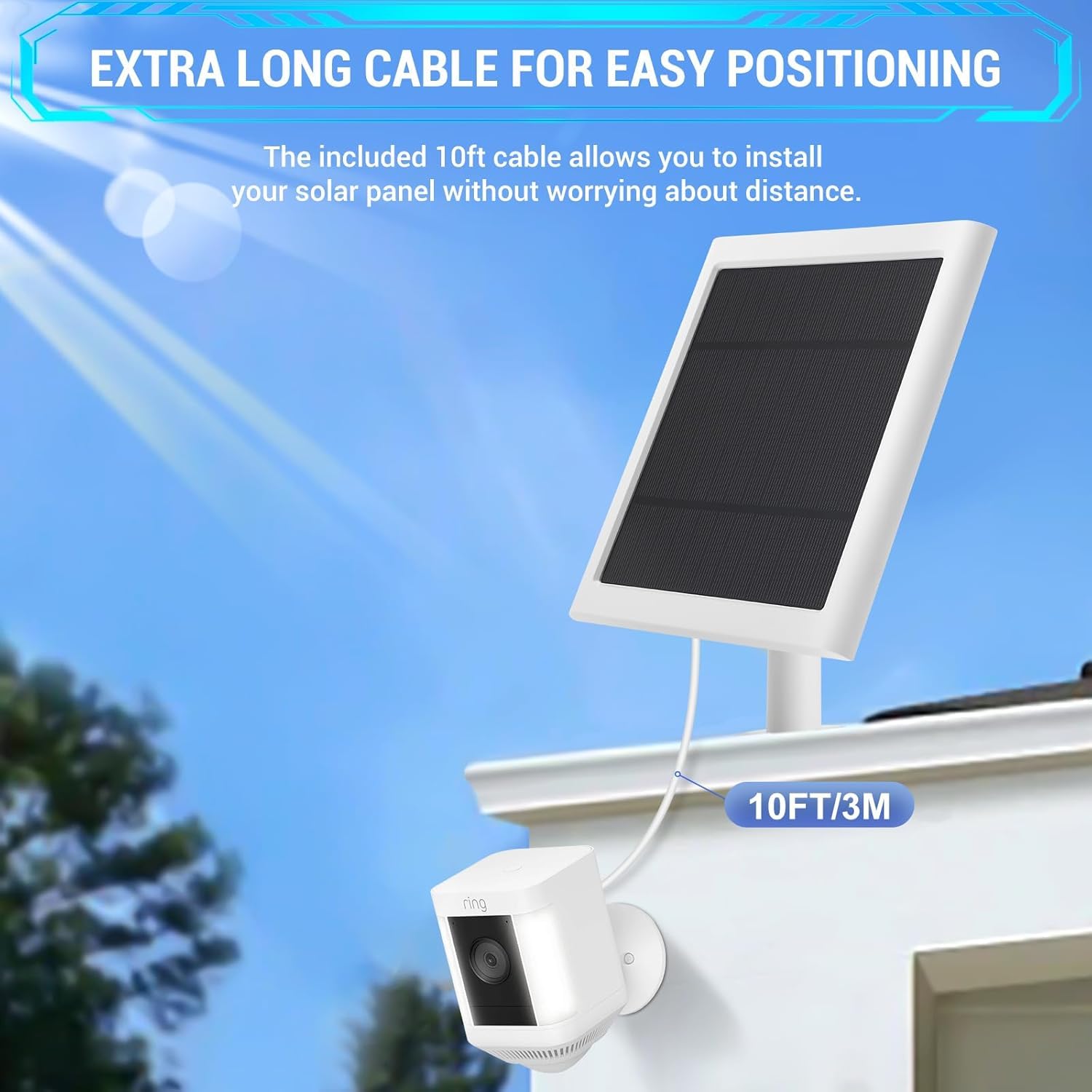 Fehuatenda soporte 360 grados para orientar panel y maximizar captación solar