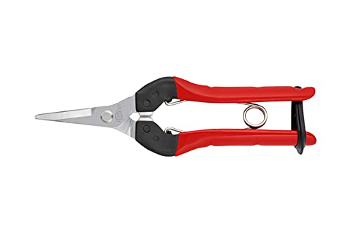 FELCO F321 en uso recogiendo uvas en viñedo, ergonomía y control