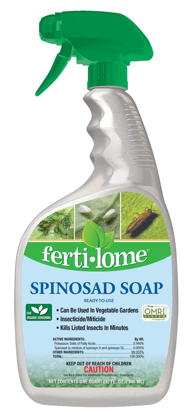 ferti-lome botella frontal 32 oz lista para usar mostrando etiqueta y beneficios orgánicos