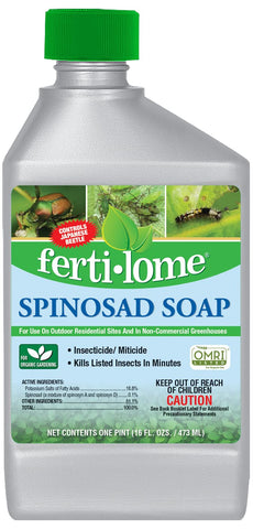 ferti-lome botella frontal mostrando etiqueta y beneficios para control de plagas