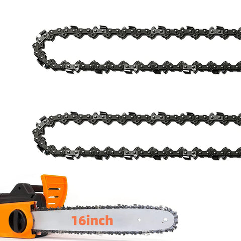Fifchall empaque frontal del juego de 2 cadenas 16" listo para almacenar