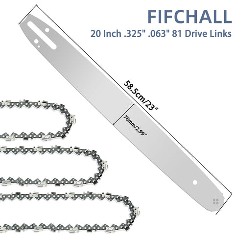 Fifchall tres cadenas empaquetadas listas para reemplazo rápido
