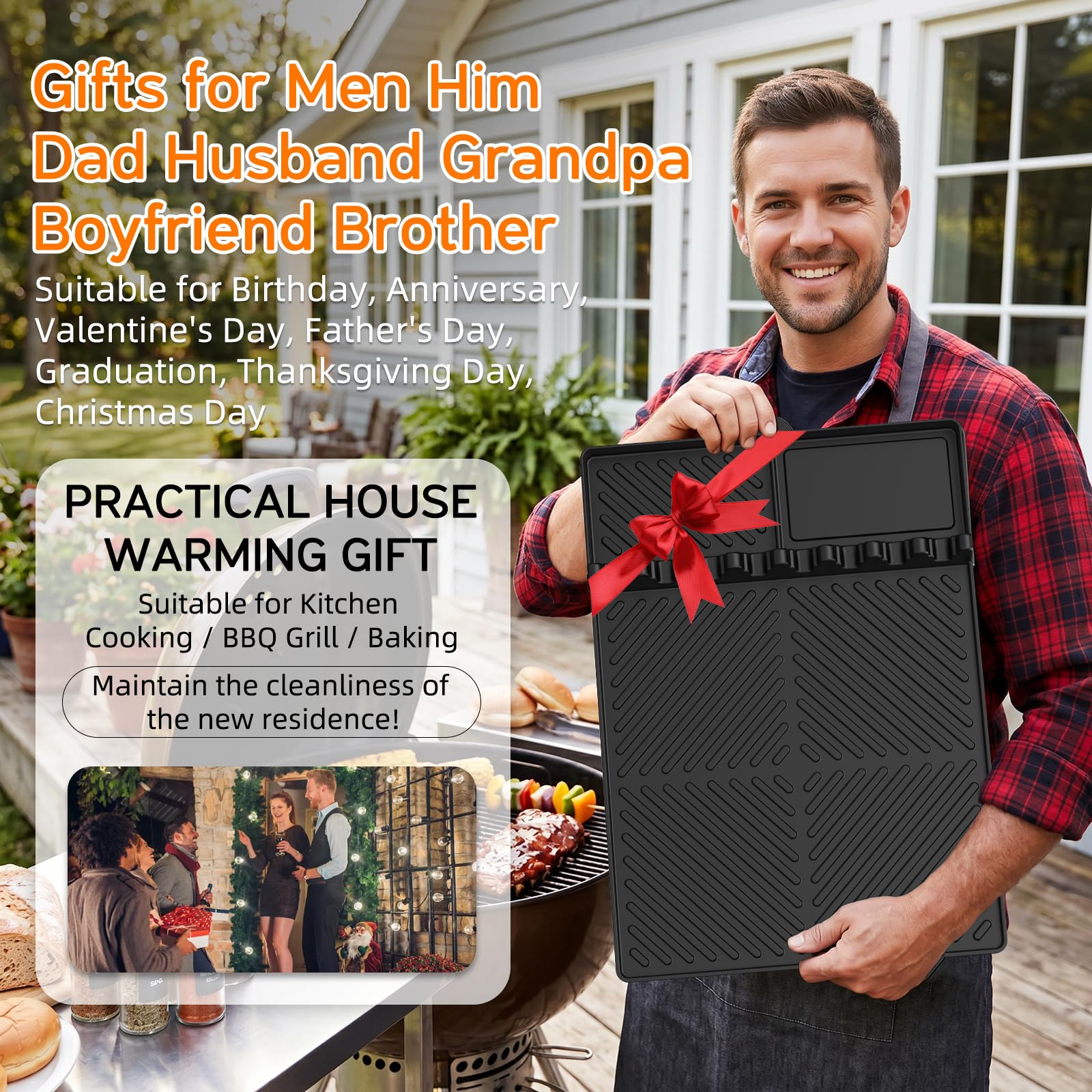 Find law tapete protegiendo encimera de gotas y manchas