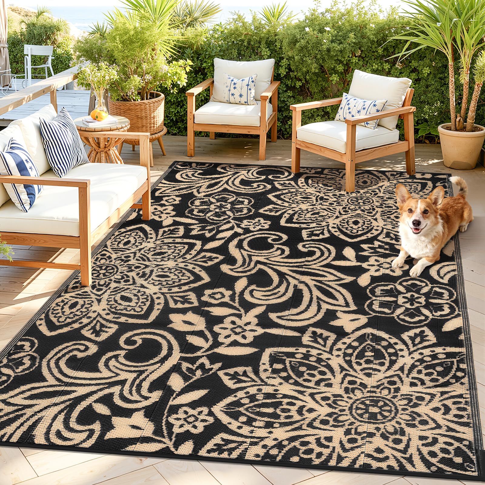 Findosom vista frontal mandala elegante y resistente al desgaste