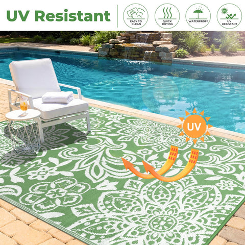 Findosom lado reversible mostrando patrón alterno, versatilidad decorativa