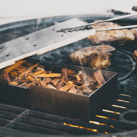 Fire & Flavor trozo de carne con marcado ahumado gracias a mesquite