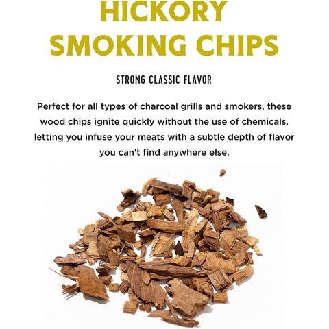 Fire & Flavor astilla de hickory detalle textura aporta humo puro