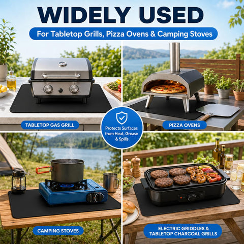 FIREWESS limpieza fácil con paño mostrando superficie impermeable