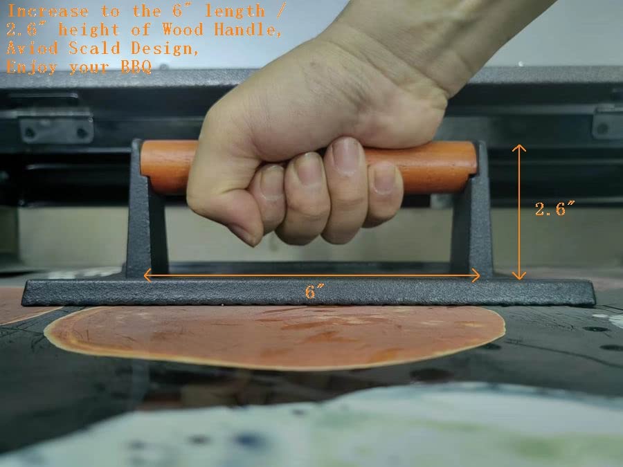 Firsgrill mango de madera en detalle para agarre seguro y manejo cómodo