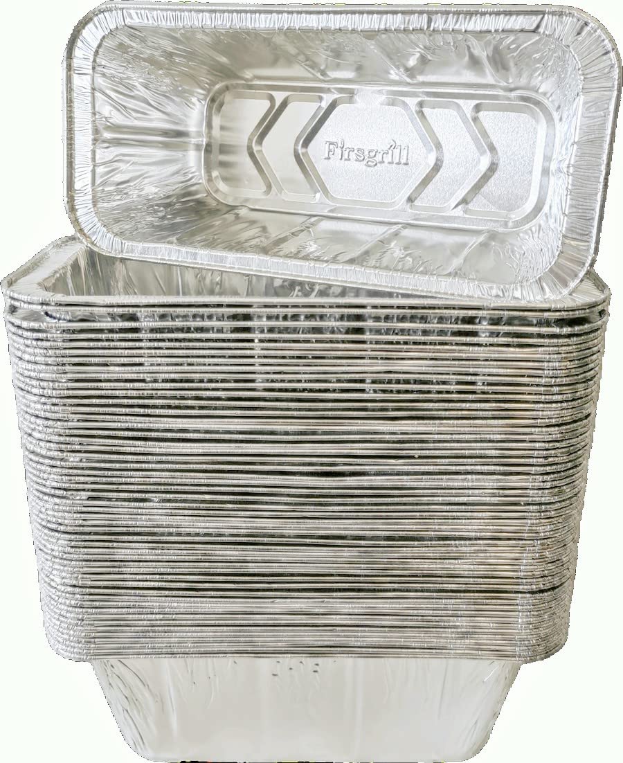 Firsgrill vaso de grasa frontal mostrando ajuste y limpieza rápida