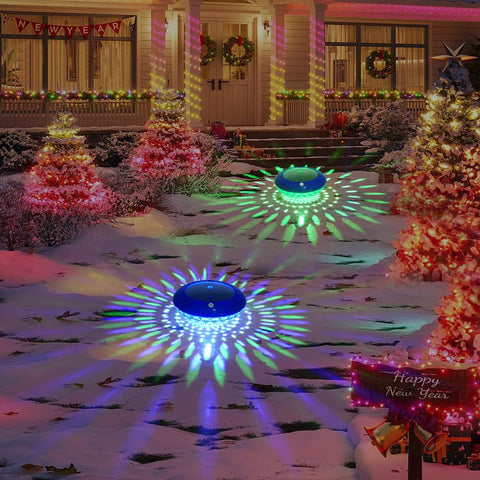 FirstE luces en estanque nocturno ofrecen iluminación romántica