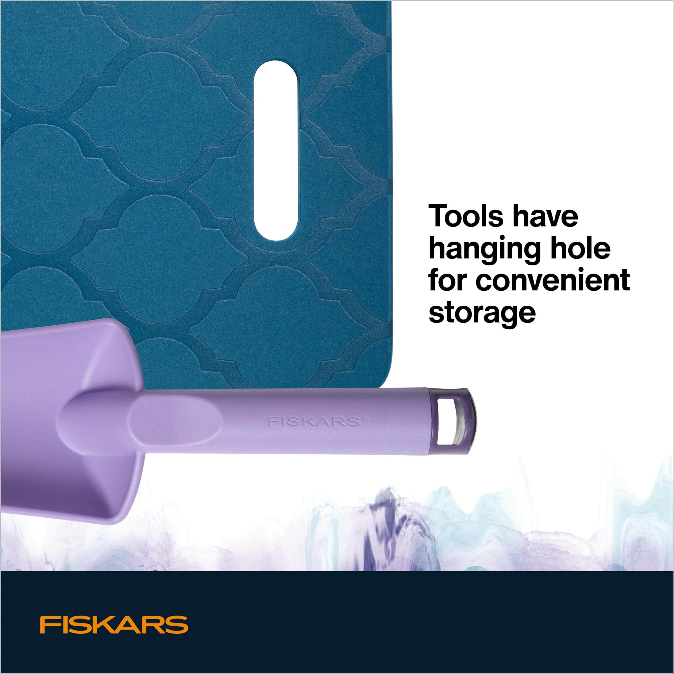 Fiskars cojín para rodillas con asa, transporte fácil y protección cómoda