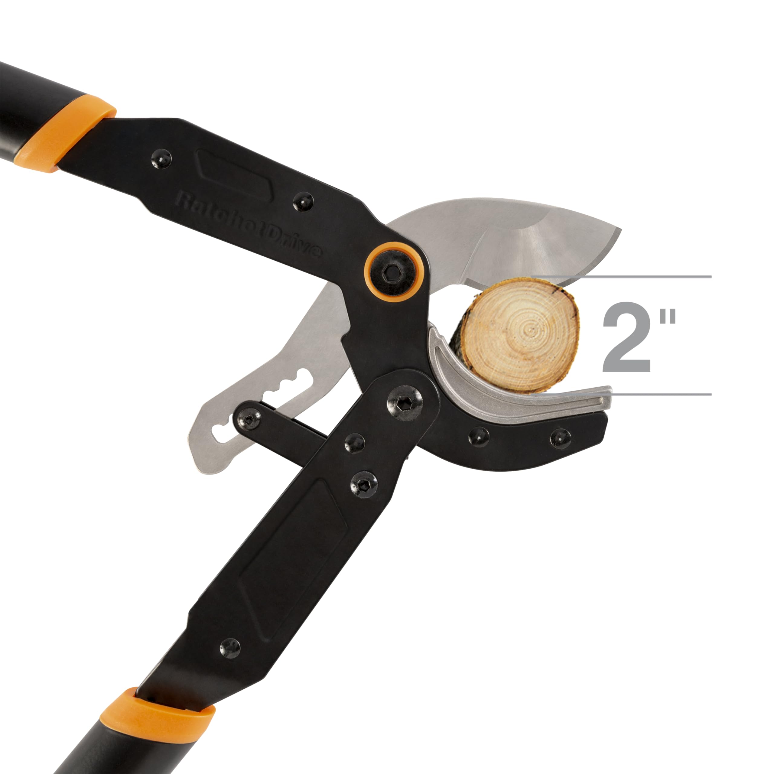 Fiskars comparación de escala con una mano para ver tamaño y control ergonómico