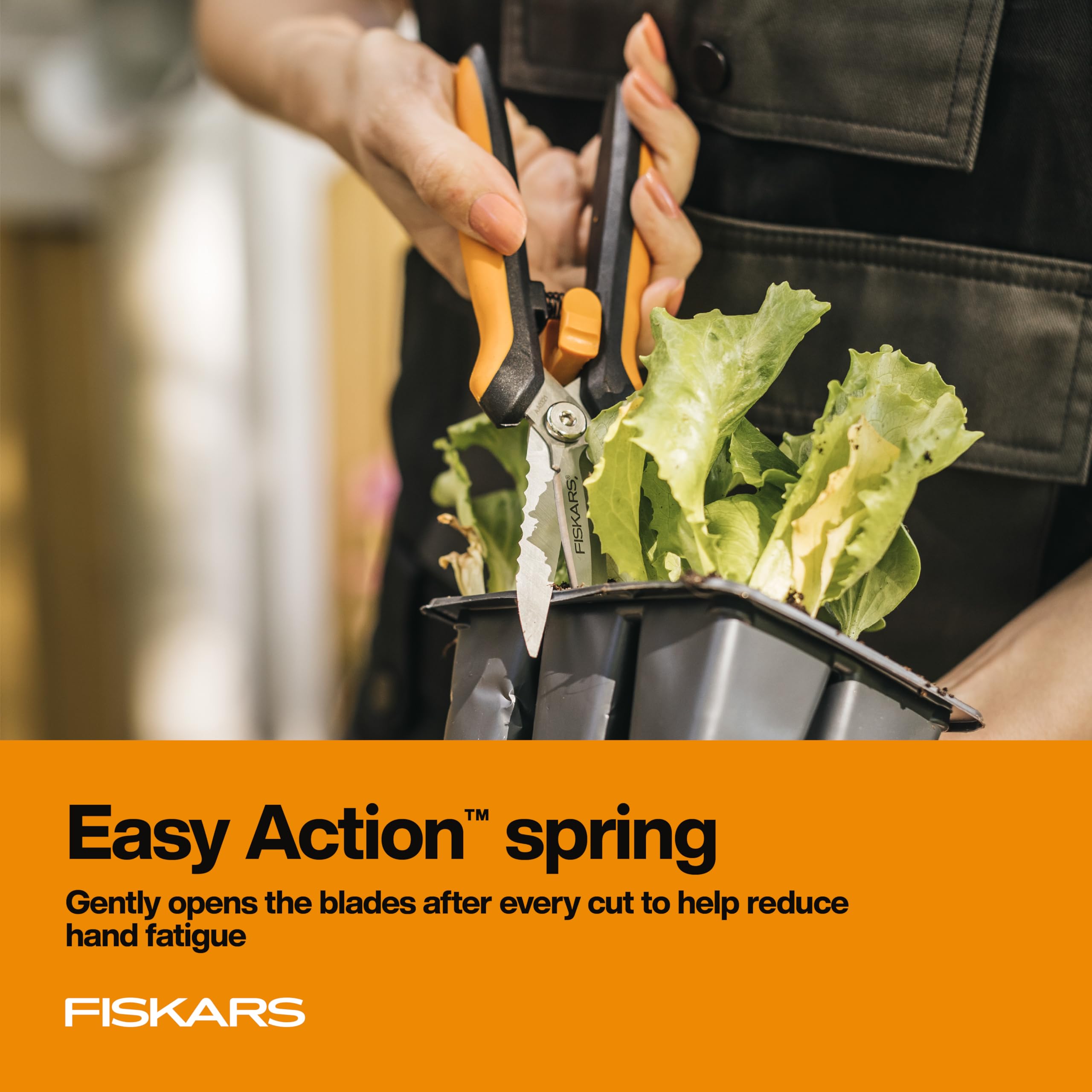 Fiskars cortador de alambre integrado protegiendo las hojas principales