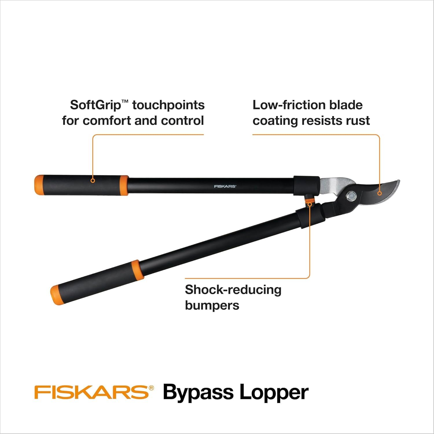 Fiskars detalle de cuchillas de acero endurecido con filo duradero