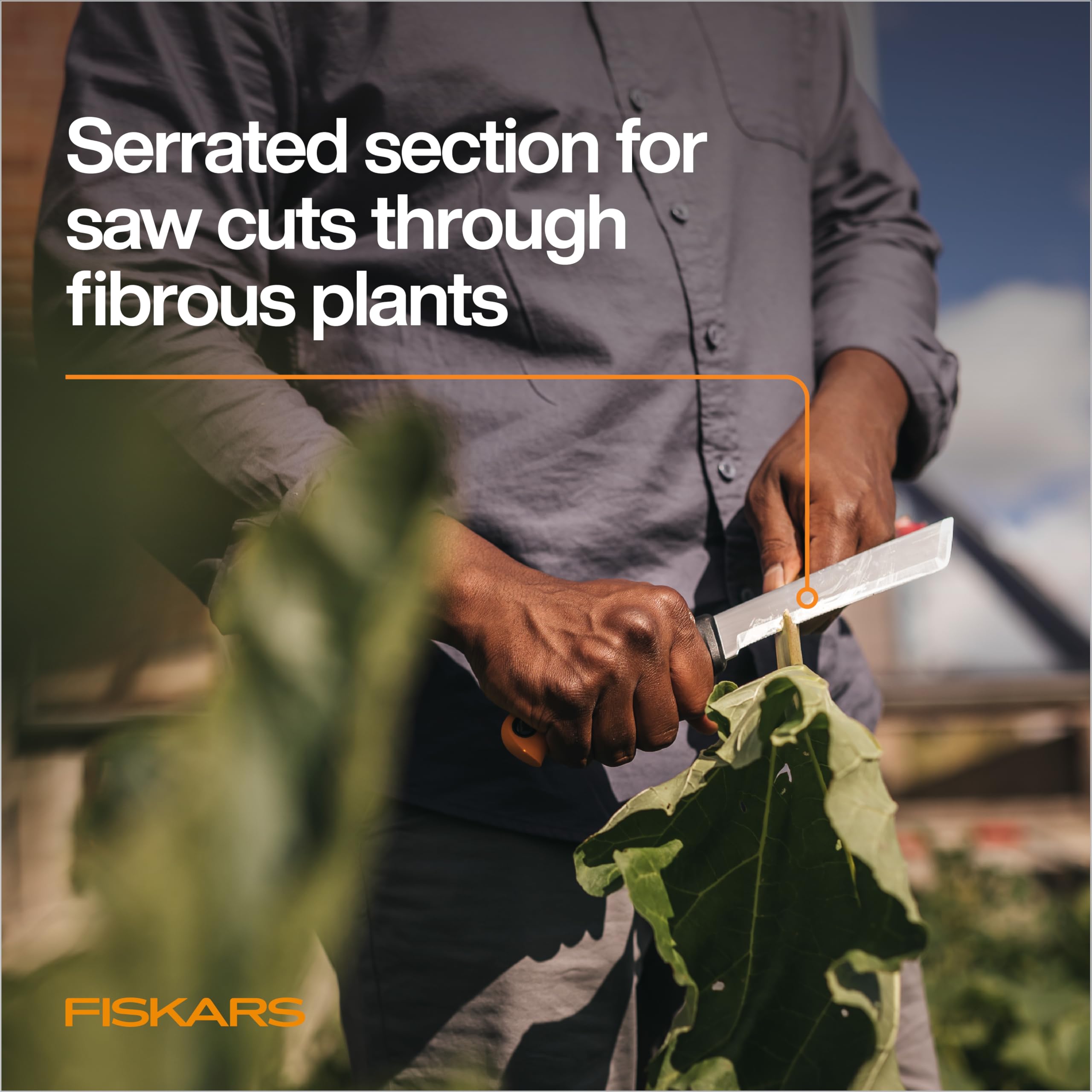 Fiskars funda con trabilla permite transporte seguro en el cinturón