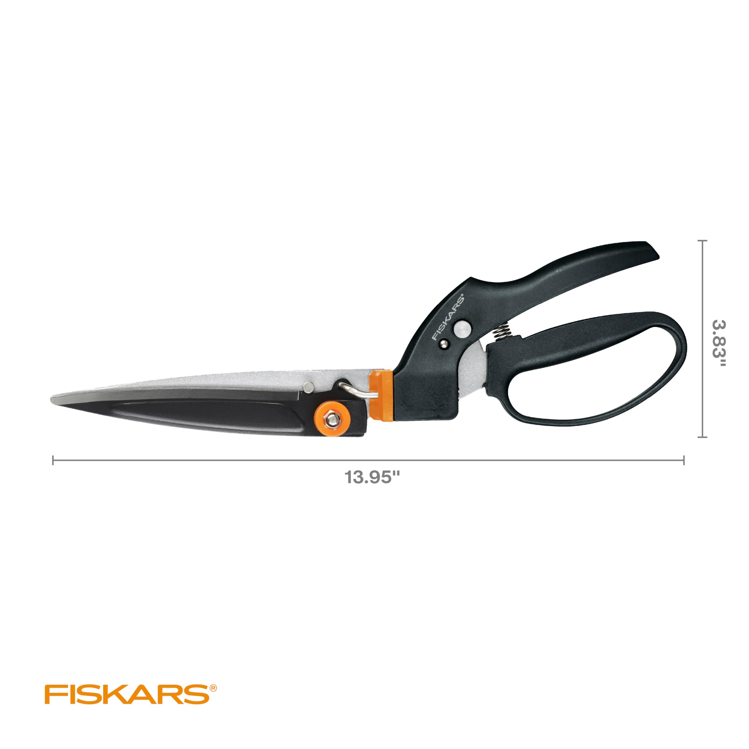 Fiskars close-up de cuchillas con recubrimiento de baja fricción para fácil limpieza