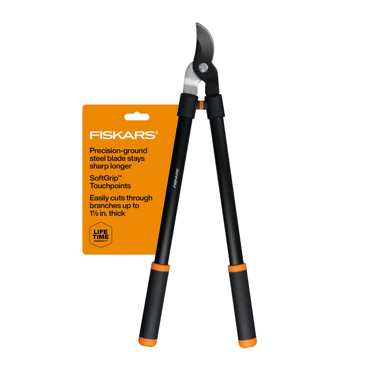 Fiskars vista frontal de la podadora 28" para cortes precisos
