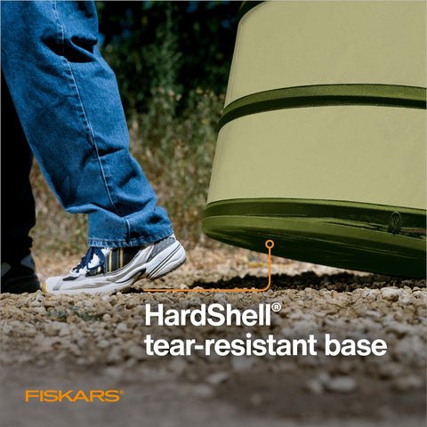 Fiskars textura vinílica durable que resiste desgarres y clima