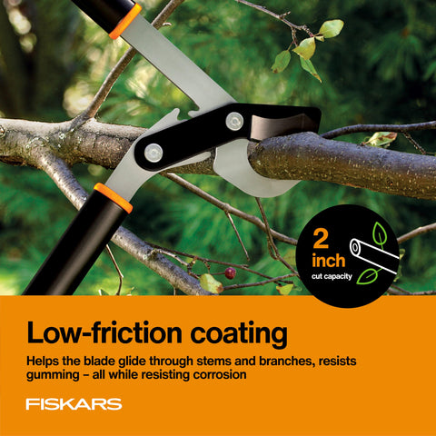 Fiskars mango ergonómico con agarre cómodo que reduce la fatiga