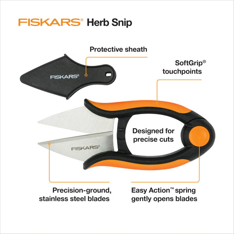 Fiskars mango SoftGrip para mayor comodidad y menos fatiga