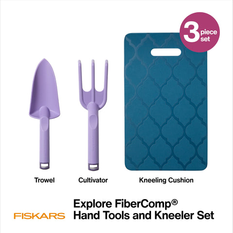 Fiskars pala FiberComp detalle de la hoja, durabilidad y precisión al cavar