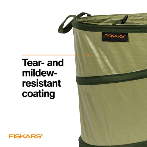 Fiskars bolsa plegada compacta ahorra espacio en el cobertizo