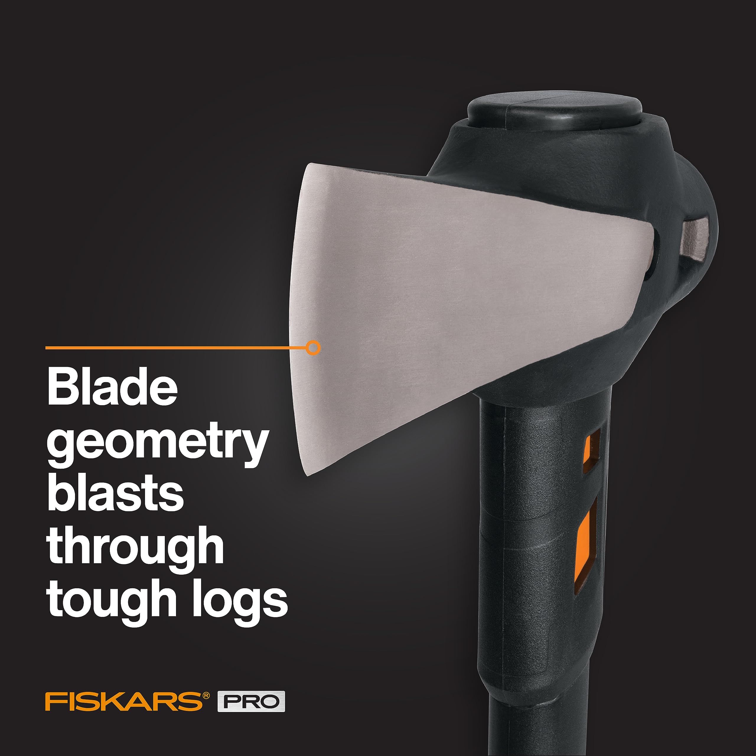 Fiskars detalle del filo optimizado para cortes más efectivos