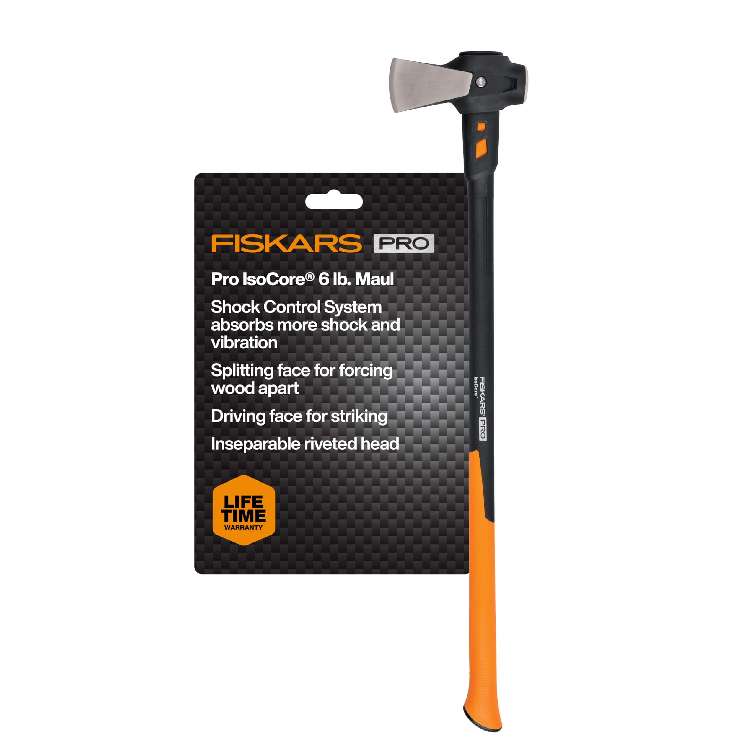 Fiskars cabeza forjada mostrando potencia y durabilidad