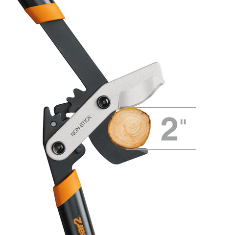 Fiskars recubrimiento de baja fricción en hoja que reduce gomas