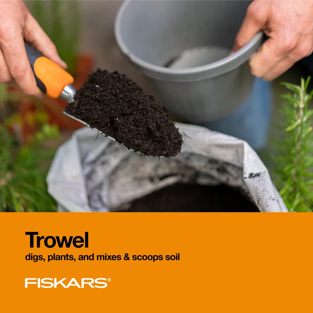 Fiskars textura del mango SoftGrip para mayor comodidad y control