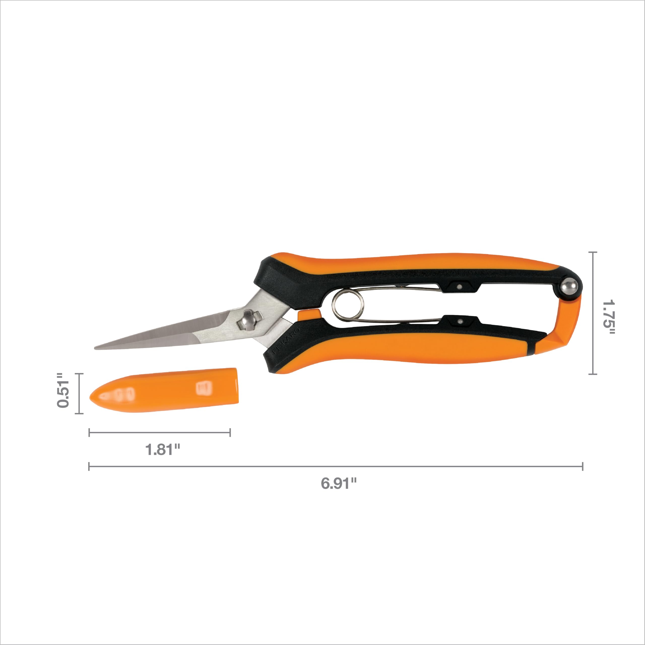 Fiskars mango SoftGrip cómodo que reduce la fatiga en manos