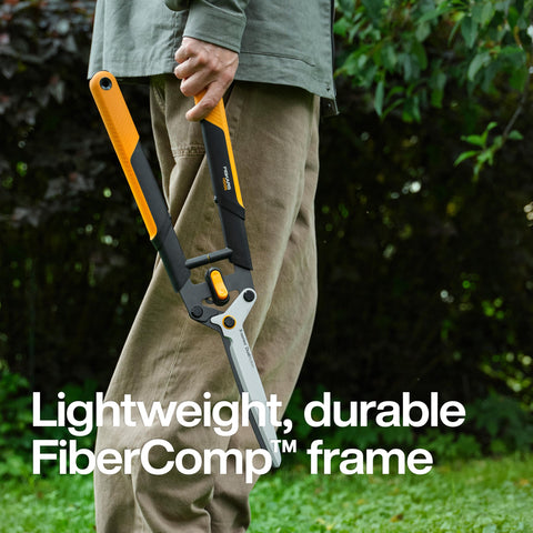 Fiskars FiberComp marco ligero que mejora maniobrabilidad y resistencia