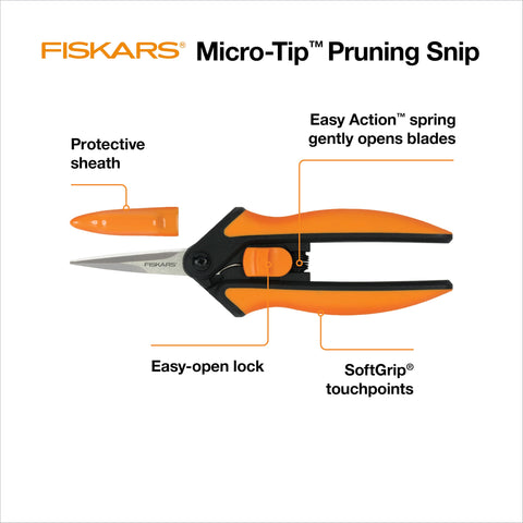 Fiskars tijeras en mano mostrando control y reducción de fatiga