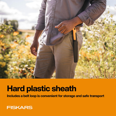 Fiskars unión de vástago extendido aporta fuerza y durabilidad