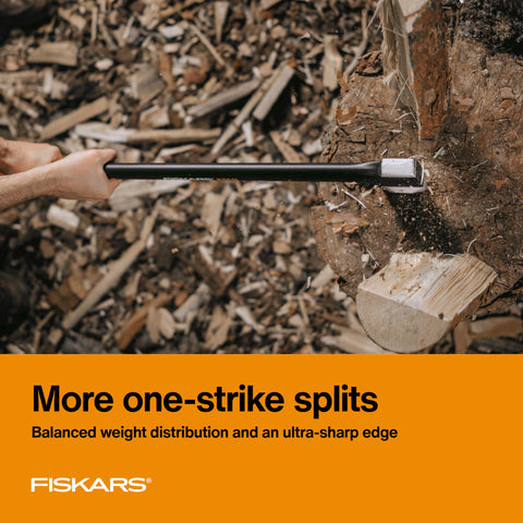 Fiskars X25 mango FiberComp absorbe impactos y mejora control
