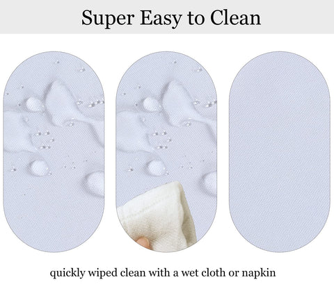 Fitable textura de poliéster suave y repelente que protege la mesa