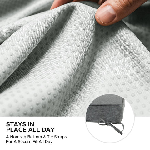Fitfree detalle de la cremallera oculta de la funda para limpieza fácil