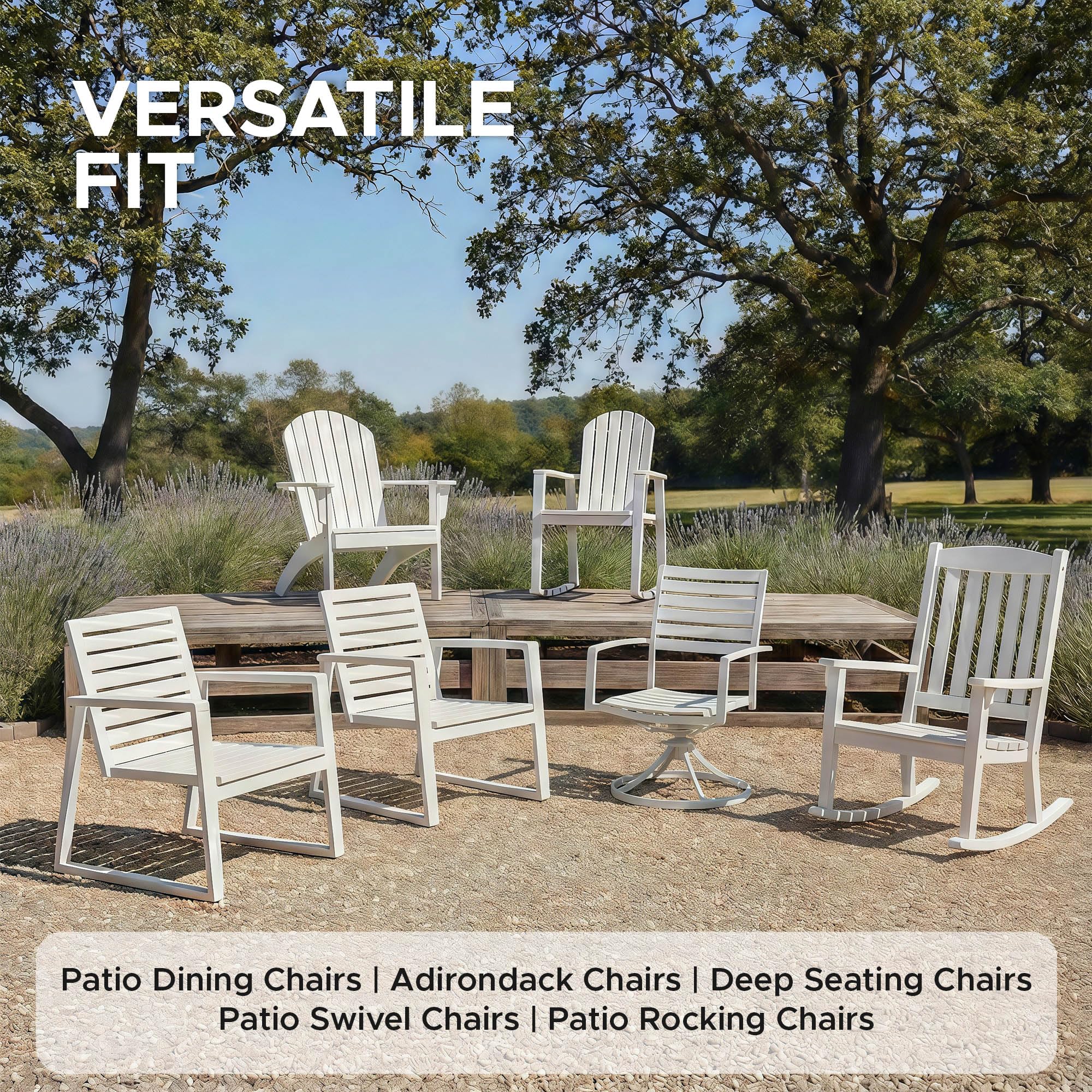 Fitfree empaquetado set de 2 ideal para renovar asientos del patio