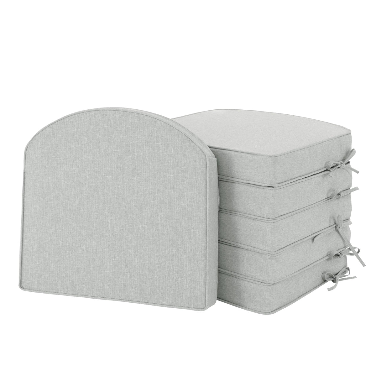 fitfree vista frontal del paquete de seis cojines, aspecto uniforme y protección