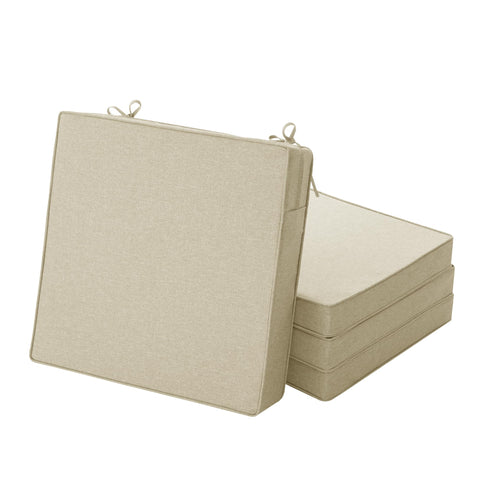 Fitfree vista frontal del pack de 4 beige mostrando ajuste y estética