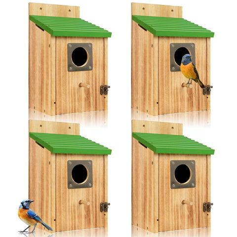Fitraho vista frontal de casa para pájaros resistente al clima