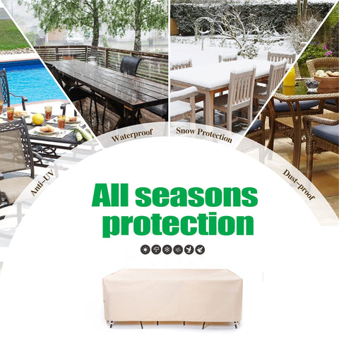 F&J Outdoors etiqueta con dimensiones y especificaciones visibles
